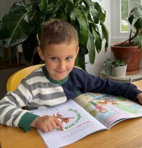 Meet Ivan Pete's 1st European reader! He's 7 years old and lives in Portugal 