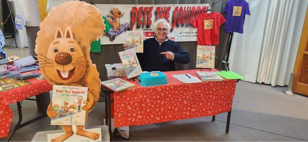 PETE THE SQUIRREL author Richard Oshen reads @ Cherry Valley Student Center