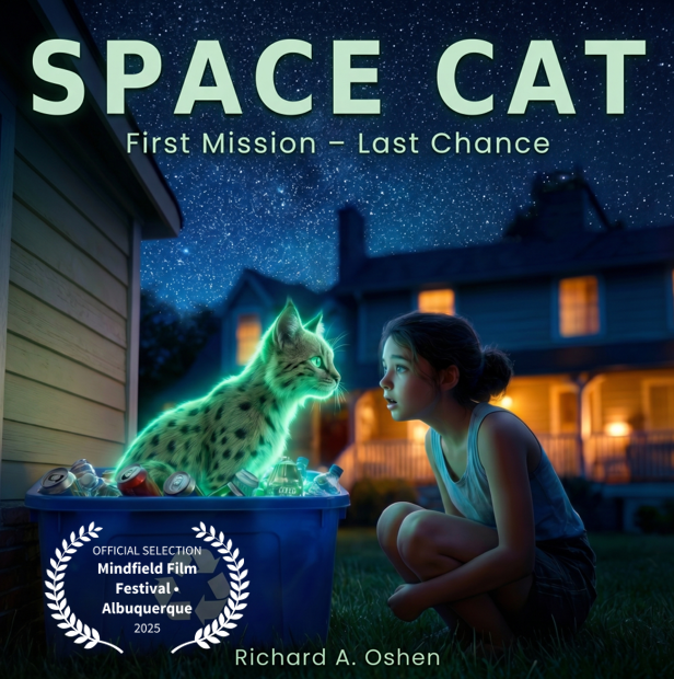 Space Cat Poster - DIscovery