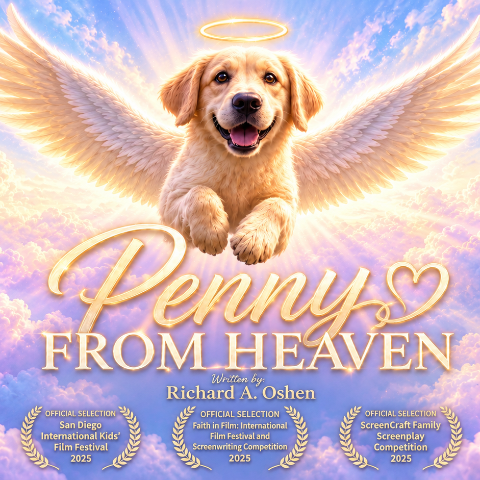 Penny flies through clouds